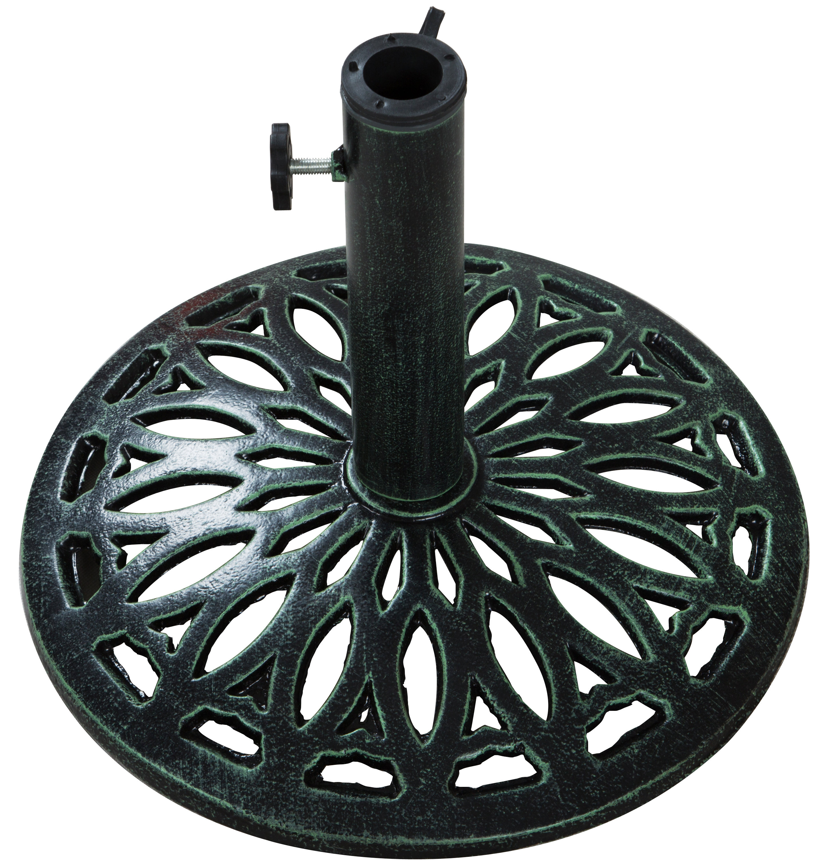 Alcott Hill Garwood Cast Iron Umbrella Base Reviews Wayfair